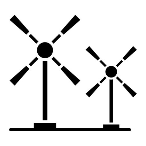 Windmill Glyph Icon | Technology