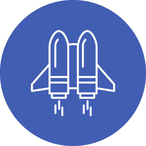 Jetpack Line Circle Icon