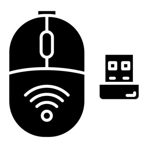 Wireless Mouse Glyph Icon | Technology