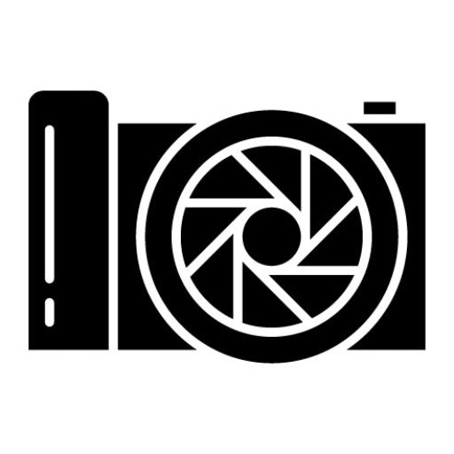 Advanced Camera Glyph Icon