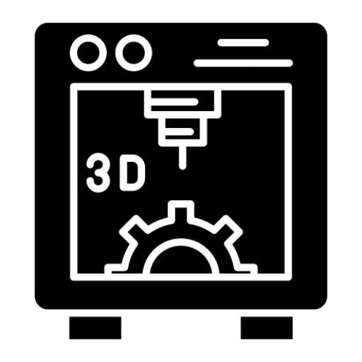 3d Printer Glyph Icon | Technology