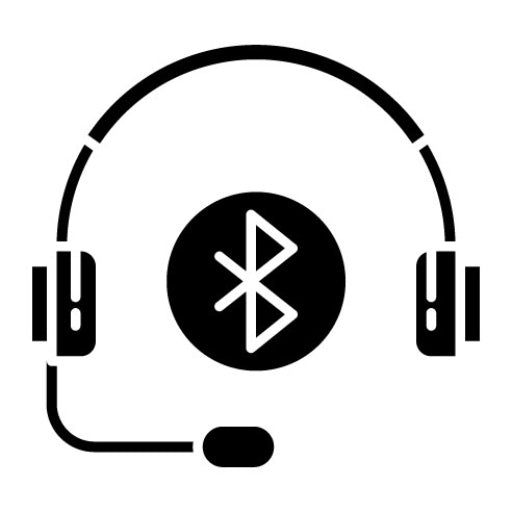 Wireless Earphones Glyph Icon