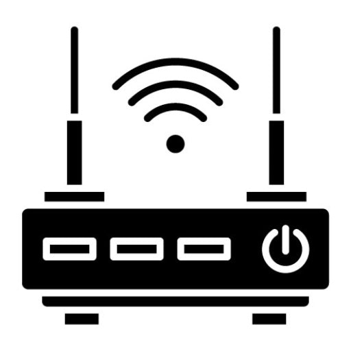 Wifi Router Glyph Icon | Technology