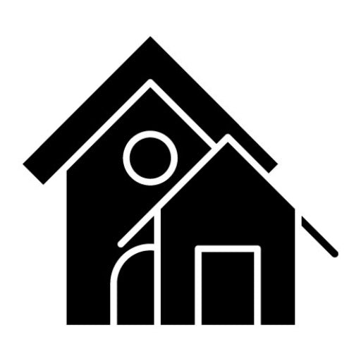 Condominium House Glyph Icon