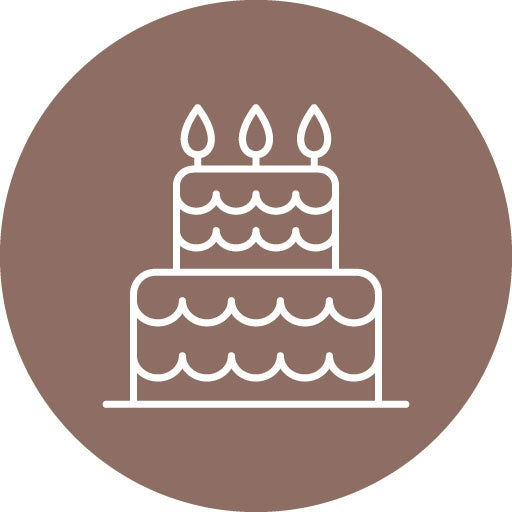 Cake Line Circle Icon