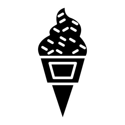 Ice Cream Glyph Icon | Party and Celebration