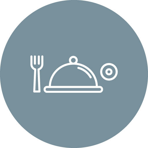 Catering Line Circle Icon