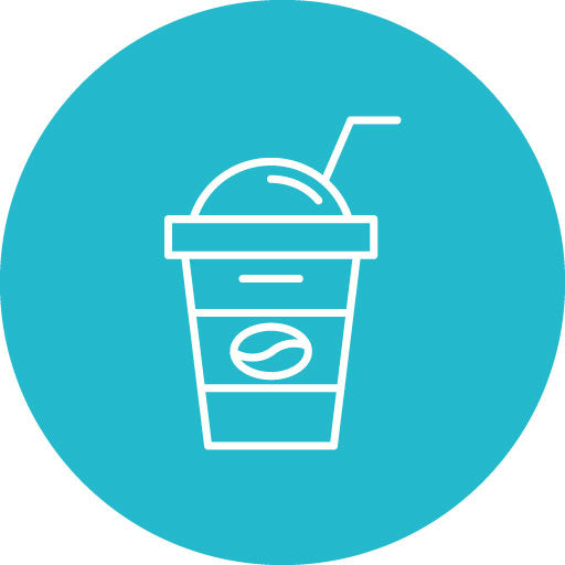 Barista Line Circle Icon