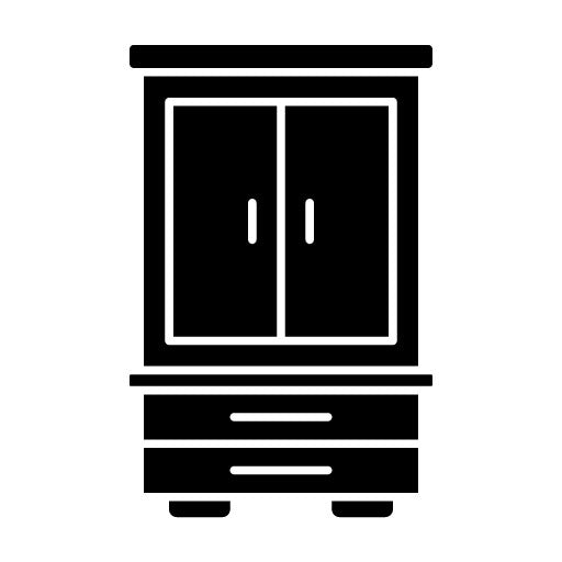 Wardrobe Glyph Icon
