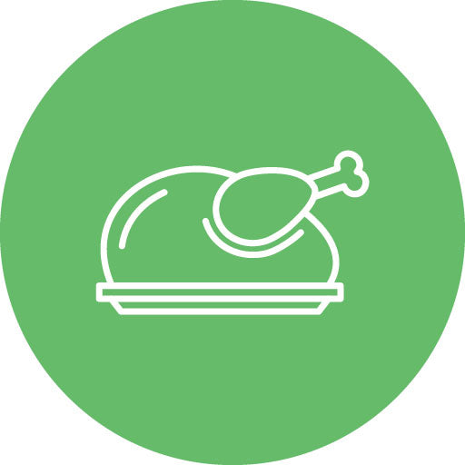 Turkey Line Circle Icon