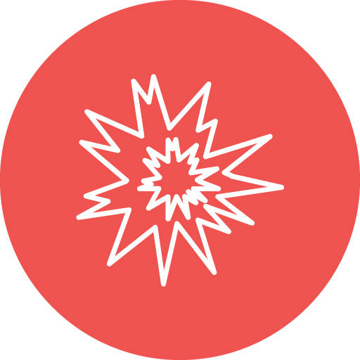 Sparkle Line Circle Icon