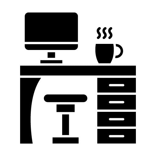 Workplace Glyph Icon