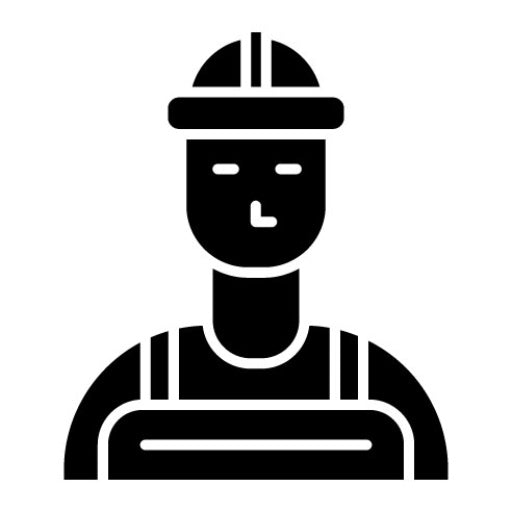 Worker Glyph Icon