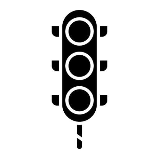 Traffic Control Glyph Icon