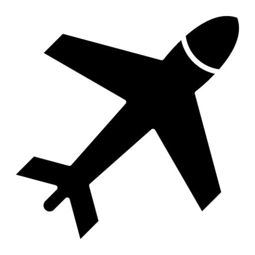 Aircraft Glyph Icon | Aviation