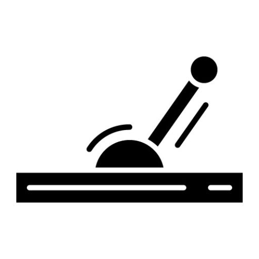 Control Lever Glyph Icon