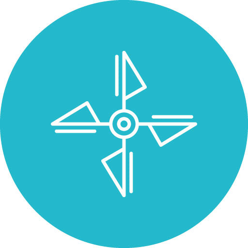 Propeller Line Circle Icon