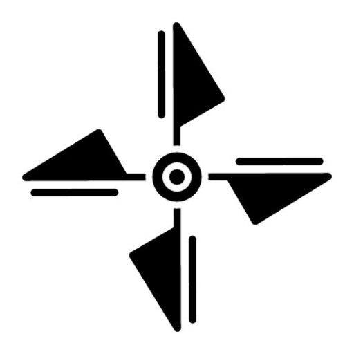 Propeller Glyph Icon | Aviation