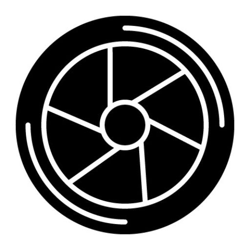 Plane Turbine Glyph Icon