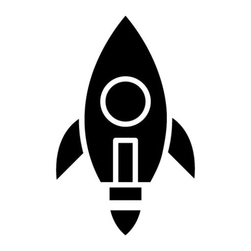 Rocket Glyph Icon | Aviation