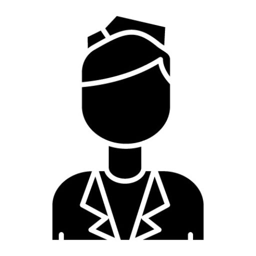 Air Hostess Glyph Icon