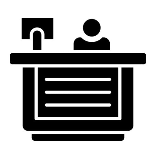Reception Glyph Icon