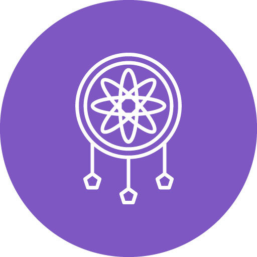 Dreamcatcher Line Circle Icon