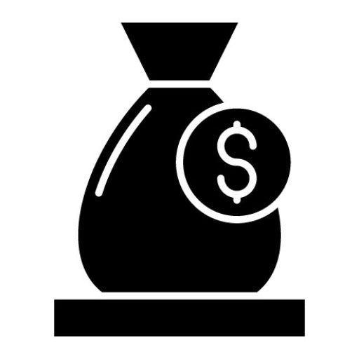 Money Bag Glyph Icon | Wild West