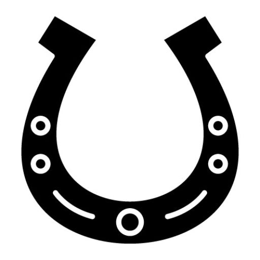Horseshoe Glyph Icon | Wild West