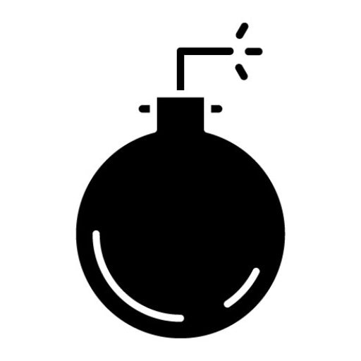 Bomb Glyph Icon | Wild West