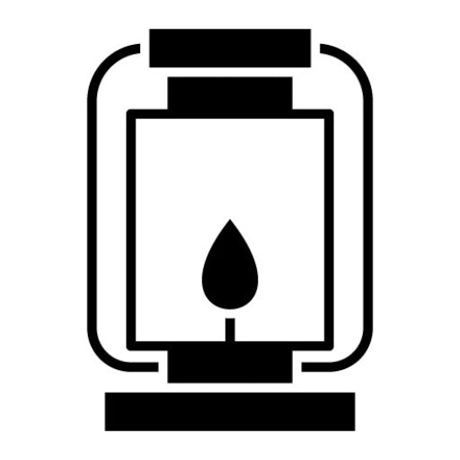 Lantern Glyph Icon | Wild West