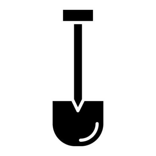 Shovel Glyph Icon | Wild West