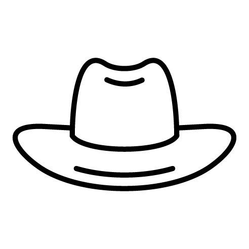 Cowboy Hat Icon | Wild West