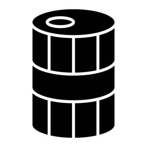 Barrel Glyph Icon | Wild West