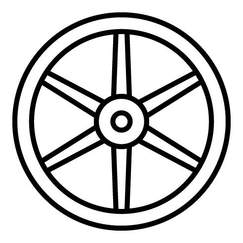 Wooden Wheel Icon