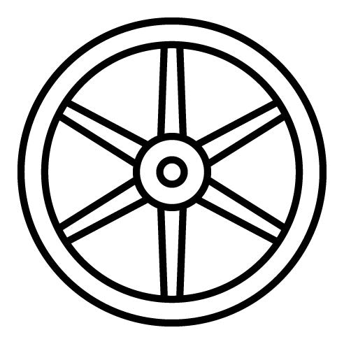 Wooden Wheel Icon
