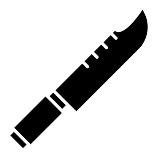 Wild Knife Glyph Icon