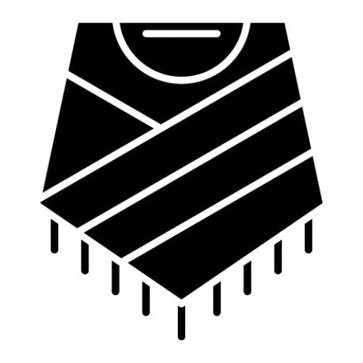 Poncho Glyph Icon