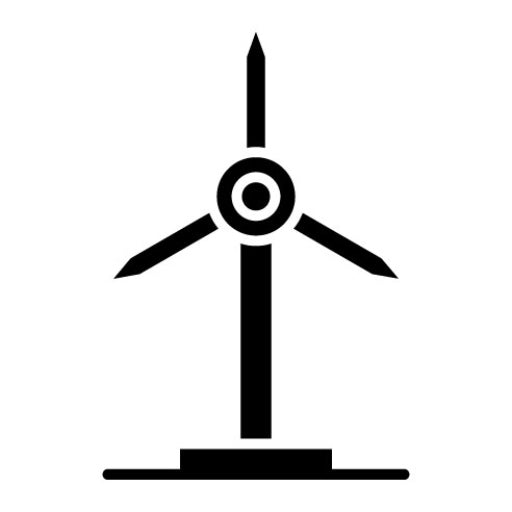 Windmill Glyph Icon | Wild West