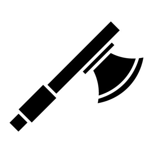 Old Axe Glyph Icon