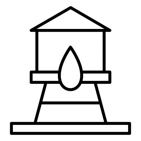 Water Tower Icon | Wild West