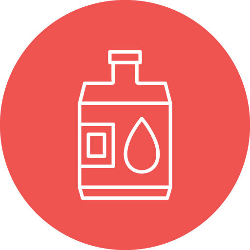 Water Canteen Line Circle Icon