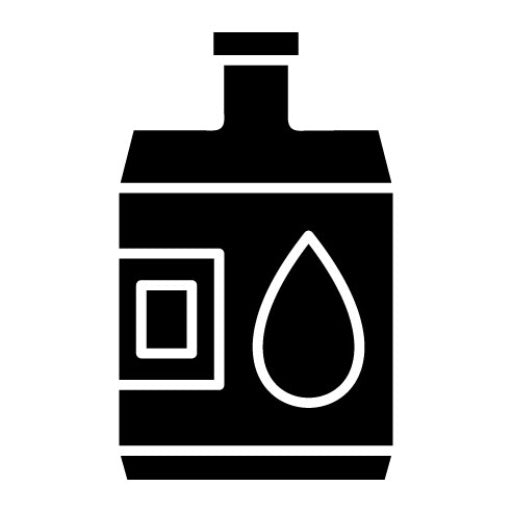 Water Canteen Glyph Icon | Wild West