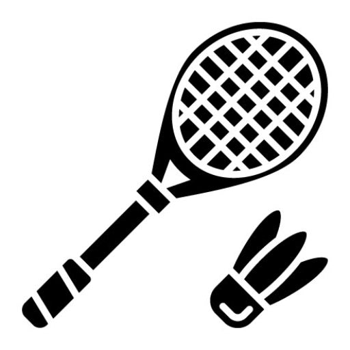 Badminton Glyph Icon | Sports