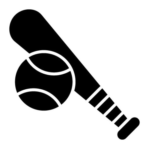 Baseball Glyph Icon | Sports