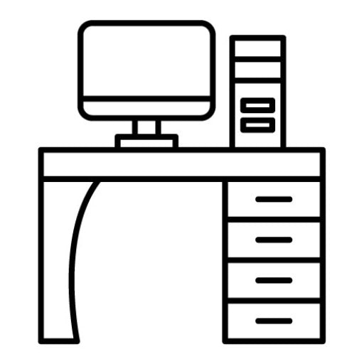 Computer Table Icon