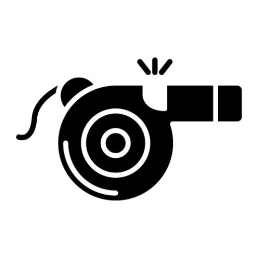 Whistle Glyph Icon | Sports