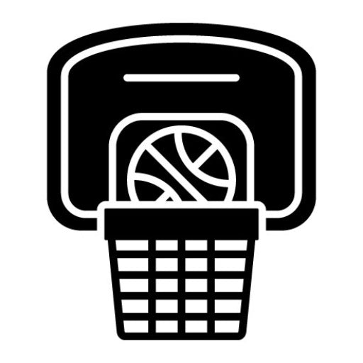 Basketball Hoop Glyph Icon | Sports