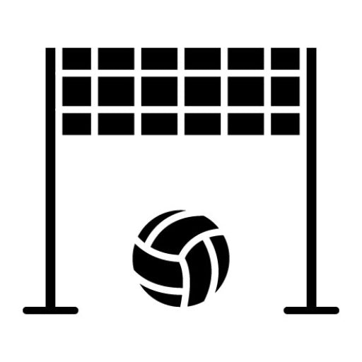 Volleyball Net Glyph Icon