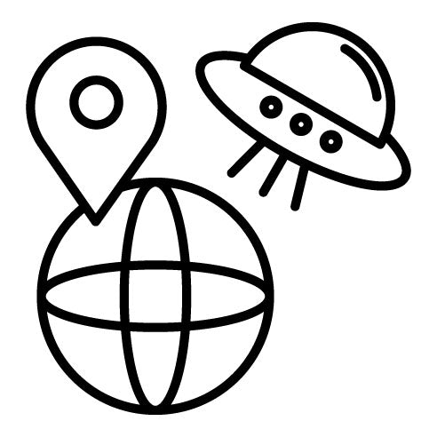 UFO Earth Icon